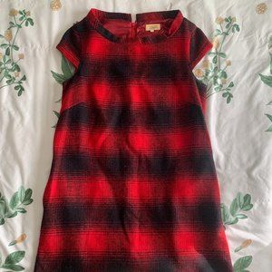 Mod Plaid Shift Dress